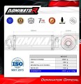 ауспух заглушител DOMINATOR хомологиран кръгъл подходящо за мотоциклет Suzuki V-Strom 1050 DE 2023 - 2025 5