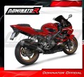 ауспух заглушител DOMINATOR S6 черен подходящо за мотоциклет Honda CBR 600 F4i Sport 2001 - 2006 3