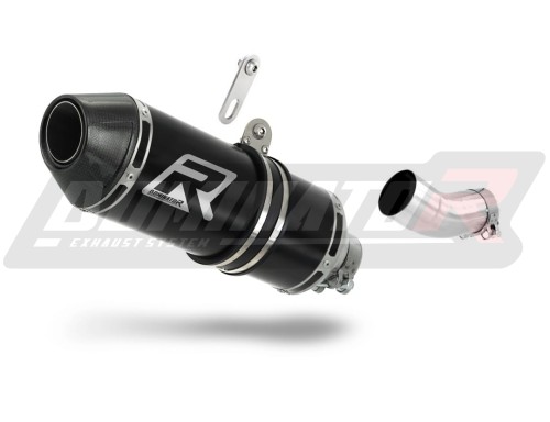 ауспух заглушител DOMINATOR HP3 черен подходящо за мотоциклет Aprilia Tuono V4 1100 RR Low Level 2015 - 2016 2