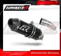 ауспух заглушител DOMINATOR HP3 черен подходящо за мотоциклет Kawasaki NINJA 125 Z125 2019 - 2023