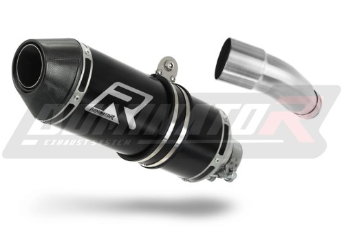 ауспух заглушител DOMINATOR HP3 черен подходящо за мотоциклет Kawasaki NINJA 125 Z125 2019 - 2023 2