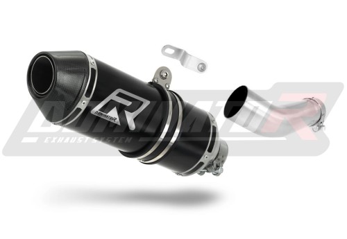 ауспух заглушител DOMINATOR HP3 черен подходящо за мотоциклет Suzuki GSXR 750 K6 K7 2006 - 2007 2