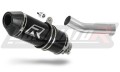 ауспух заглушител DOMINATOR HP3 черен подходящо за мотоциклет Triumph STREET TRIPLE 675 R / S / RS 2013 - 2016 2