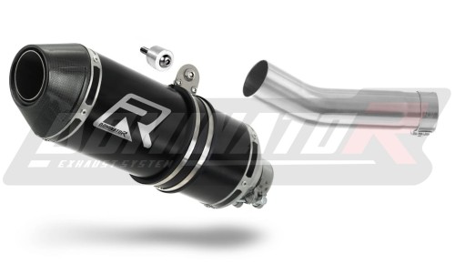 ауспух заглушител DOMINATOR HP3 черен подходящо за мотоциклет Triumph STREET TRIPLE 675 R / S / RS 2013 - 2016 2