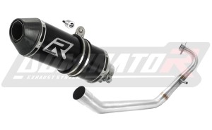 Yamaha YZF R125 2008 - 2013 Full system Колектор ауспух заглушител HP3 BLACK + dB killer