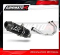пълна изпускателна система със заглушител DOMINATOR Full System HP3 черен подходящо за мотоциклет Yamaha YZF-R3 300 2015 - 2018 2
