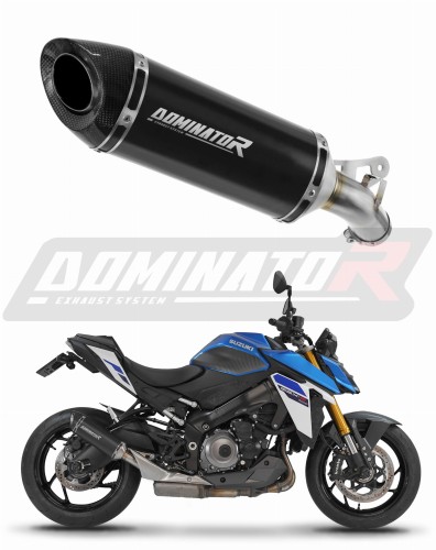 ауспух заглушител DOMINATOR HP8 черен подходящо за мотоциклет Suzuki GSX-S 1000 / 1000 GT / 950 2025