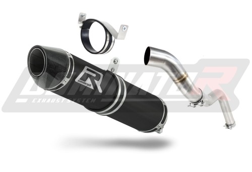 ауспух заглушител DOMINATOR HP2 черен подходящо за мотоциклет Honda CBR 600RR 2005 - 2006