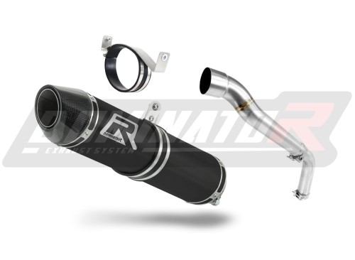 ауспух заглушител DOMINATOR HP2 черен подходящо за мотоциклет Honda CBR 600RR 2007 - 2012