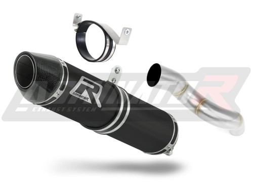 ауспух заглушител DOMINATOR HP2 черен подходящо за мотоциклет Kawasaki ZX6R 636 2005 - 2006