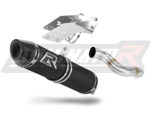 Kawasaki ZX6R 636 2007 - 2008 ауспух заглушител HP2 BLACK + dB killer