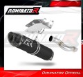 ауспух заглушител DOMINATOR HP2 черен подходящо за мотоциклет Kawasaki ZX6R 636 2007 - 2008 2
