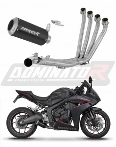 Honda CBR 650 R / E-Clutch 2024 - 2025 Пълна изпускателна система Колектор ауспух заглушител GP BLACK + dB killer
