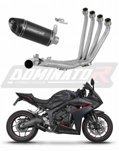 Honda CBR 650 R / E-Clutch 2024 - 2025 Цялостна система Колектор ауспух HP8 BLACK + dB killer