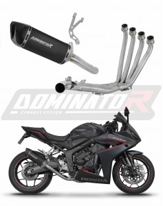 Honda CBR 650 R / E-Clutch 2024 - 2025 Full system Колектор ауспух заглушител HP6 BLACK + dB killer