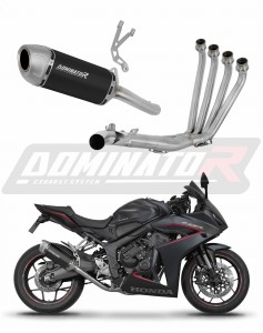 Honda CBR 650 R / E-Clutch 2024 - 2025 Пълна система Колектор ауспух заглушител S6 BLACK + dB killer