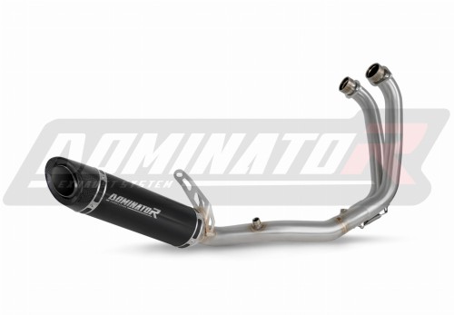 пълна изпускателна система със заглушител DOMINATOR Full System HP8 черен подходящо за мотоциклет Aprilia Tuono 457 2024 - 2025