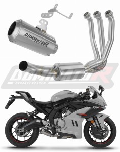 CF MOTO 675 SR-R 2024 - 2026 Пълна изпускателна система Колектор ауспух заглушител GPS + dB killer