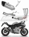 пълна изпускателна система със заглушител DOMINATOR Full System титанов HP6 подходящо за мотоциклет CF MOTO 675 SR-R 2024 - 2026