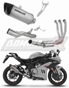 CF MOTO 675 SR-R 2024 - 2026 Цялостна система Колектор ауспух титанов заглушител HP6 + dB killer