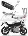 пълна изпускателна система със заглушител DOMINATOR Full System HP6 черен подходящо за мотоциклет CF MOTO 675 SR-R 2024 - 2026