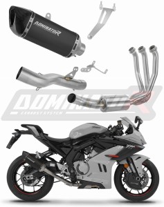 CF MOTO 675 SR-R 2024 - 2026 Цялостна система Колектор изпускател ауспух HP6 BLACK + dB killer