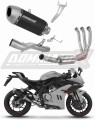 пълна изпускателна система със заглушител DOMINATOR Full System S6 черен подходящо за мотоциклет CF MOTO 675 SR-R 2024 - 2026