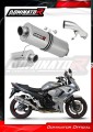 ауспух заглушител DOMINATOR хомологиран овален подходящо за мотоциклет Suzuki GSX 1250 FA 2010 - 2016 2