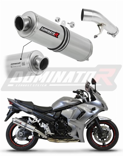 ауспух заглушител DOMINATOR хомологиран кръгъл подходящо за мотоциклет Suzuki GSX 1250 FA 2010 - 2016