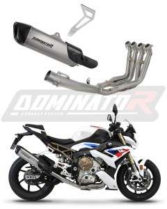 BMW S1000R 2021 - 2026 Титаниева цялостна система Колектор ауспух титаниево гърне HP6 + dB killer