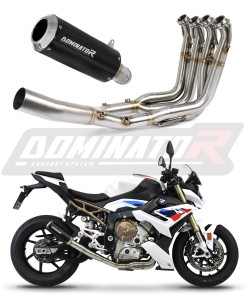 BMW S1000R 2021 - 2026 Цялостна система Колектор ауспух Заглушител GP BLACK + dB killer medium