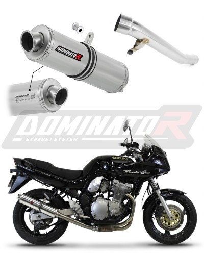 ауспух заглушител DOMINATOR хомологиран кръгъл подходящо за мотоциклет GSF 600 BANDIT 1995 - 1999