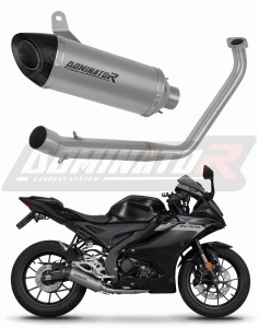 Yamaha YZF R125 2019 - 2020 Пълна система Колектор ауспух заглушител титаниев HP8 + dB killer