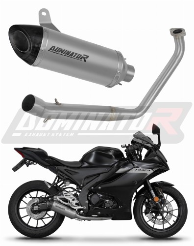 пълна изпускателна система със заглушител DOMINATOR Full System титанов HP8 подходящо за мотоциклет Yamaha YZF R125 2019 - 2020