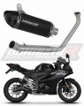 пълна изпускателна система със заглушител DOMINATOR Full System HP8 черен подходящо за мотоциклет Yamaha YZF R125 2019 - 2020