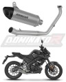 пълна изпускателна система със заглушител DOMINATOR Full System титанов HP8 подходящо за мотоциклет Yamaha MT 125 2021 - 2024