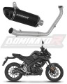 пълна изпускателна система със заглушител DOMINATOR Full System HP8 черен подходящо за мотоциклет Yamaha MT 125 2021 - 2024