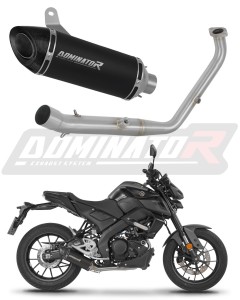 Yamaha MT 125 2024 - 2026 (Euro 5+) Full system Колектор изпускателна система заглушител HP8 BLACK + dB killer