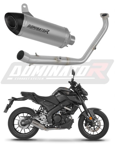 пълна изпускателна система със заглушител DOMINATOR Full System титанов HP8 подходящо за мотоциклет Yamaha MT 125 2024 - 2026