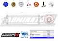 ауспух заглушител DOMINATOR хомологиран кръгъл подходящо за мотоциклет GSX 750 INAZUMA 1998 - 2003 5