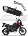 ауспух заглушител DOMINATOR S6 черен подходящо за мотоциклет Triumph Tiger 800 XCA 2018 - 2020