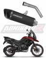 ауспух заглушител DOMINATOR HP6 черен подходящо за мотоциклет Triumph Tiger 800 XCA 2018 - 2020