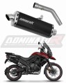 ауспух заглушител DOMINATOR P7 черен подходящо за мотоциклет Triumph Tiger 800 XCA 2018 - 2020