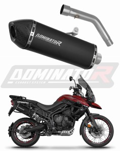 Triumph Tiger 800 XCA 2018 - 2020 изпускателна система ауспух HP7 BLACK + dB killer