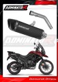 ауспух заглушител DOMINATOR HP6 черен подходящо за мотоциклет Triumph Tiger 800 XCA 2018 - 2020 2