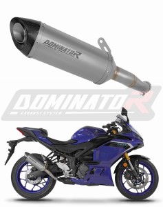 Yamaha YZF-R3 2025 - 2026 титаниев ауспух заглушител HP8 + dB killer