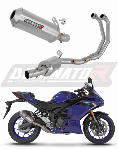 пълна изпускателна система със заглушител DOMINATOR Full System OV G2 подходящо за мотоциклет Yamaha YZF-R3 2025 - 2026