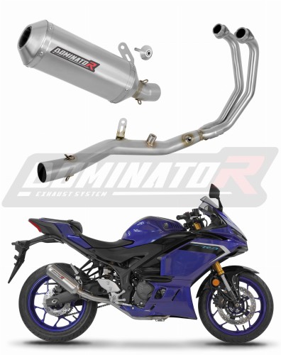 пълна изпускателна система със заглушител DOMINATOR Full System OV G2 подходящо за мотоциклет Yamaha YZF-R3 2025 - 2026