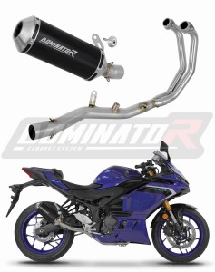 Yamaha YZF-R3 2025 - 2026 Цяла система Колектор ауспух OV G2 BLACK + dB killer