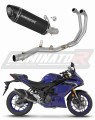 пълна изпускателна система със заглушител DOMINATOR Full System HP8 черен подходящо за мотоциклет Yamaha YZF-R3 2025 - 2026